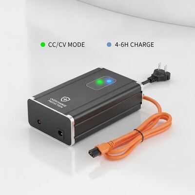 Carregador de Bateria 48V5A com Modo de Corrente Constante / Tensão Constante para Tempo de Carregamento de 4-6 Horas e Proteção contra Sobrecarga